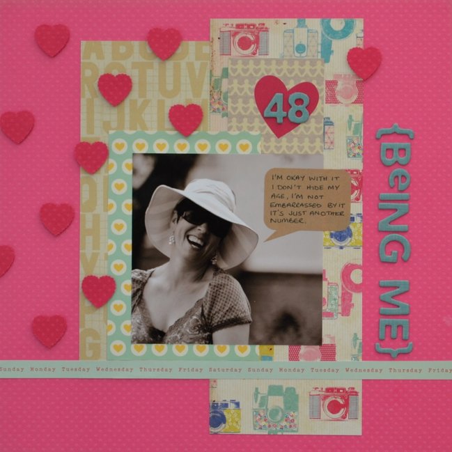 paper: Scrapbooking in Pink | pretty paper. true stories. {and scrapbooking  classes with cupcakes.}