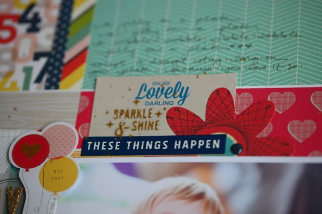 paper: Scrapbooking with old and new supplies | pretty paper. true stories.  {and scrapbooking classes with cupcakes.}