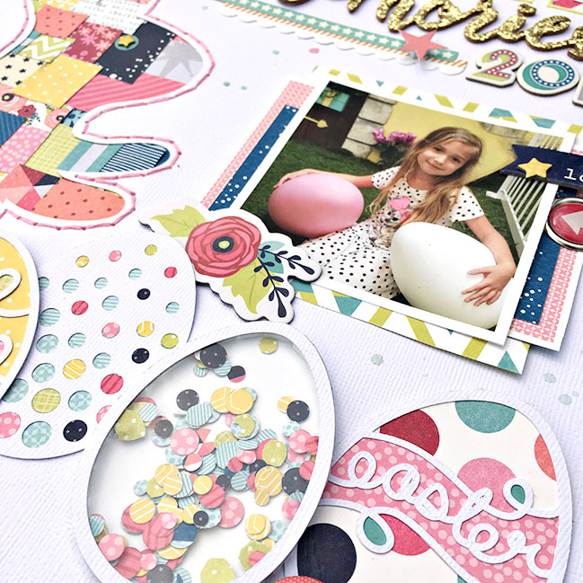 paper: Easter Scrapbooking with Starshine and some clever cutting | pretty  paper. true stories. {and scrapbooking classes with cupcakes.}